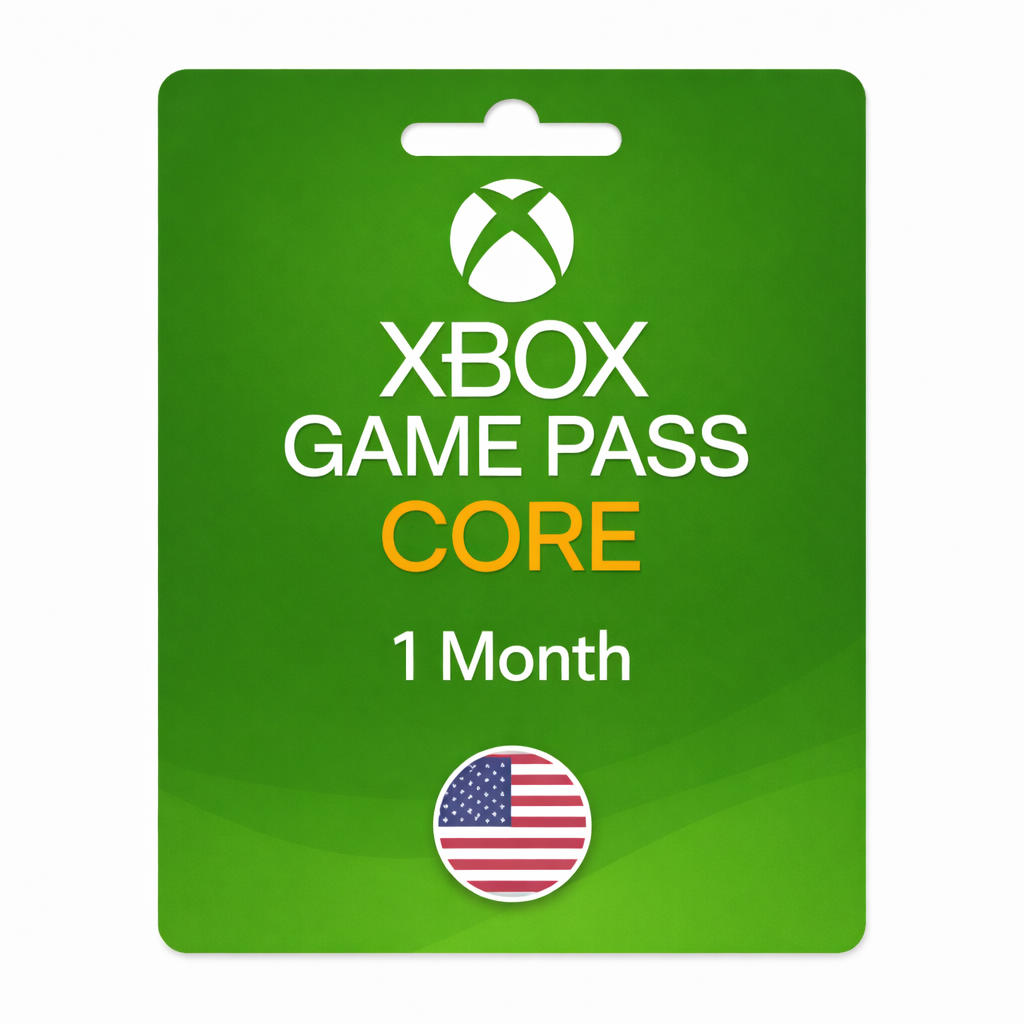 Xbox ABD Game Pass Core 1 Aylık