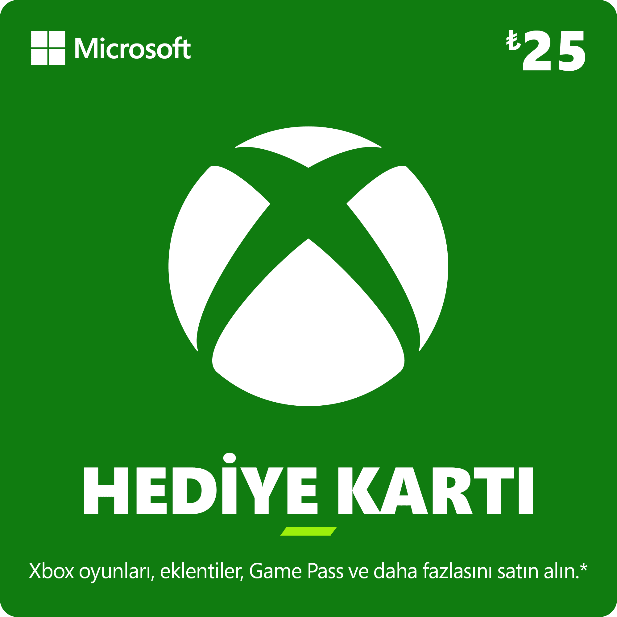 Xbox Hediye Kartı 25 TL